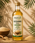 FirstFood 100% Organic Premium Sesame Oil – 500 ml bottle